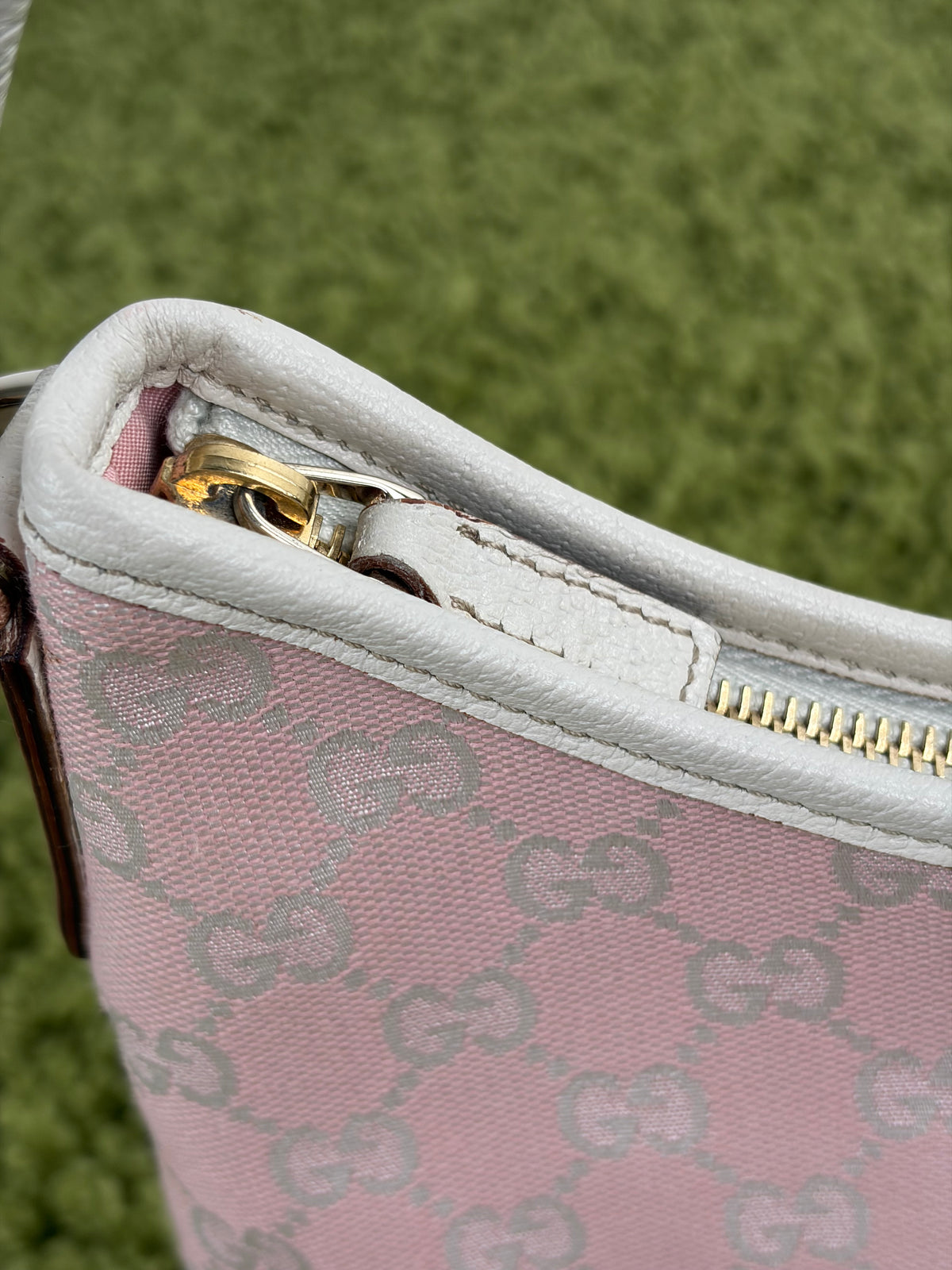Borsa Gucci Abbey D-Ring Hobo Rosa