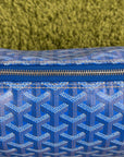 Beauty Case Boeing Goyard in tela Goyardine Blu