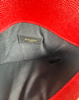 Pochette Yves Saint Laurent Grain de Poudre Uptown Rosso