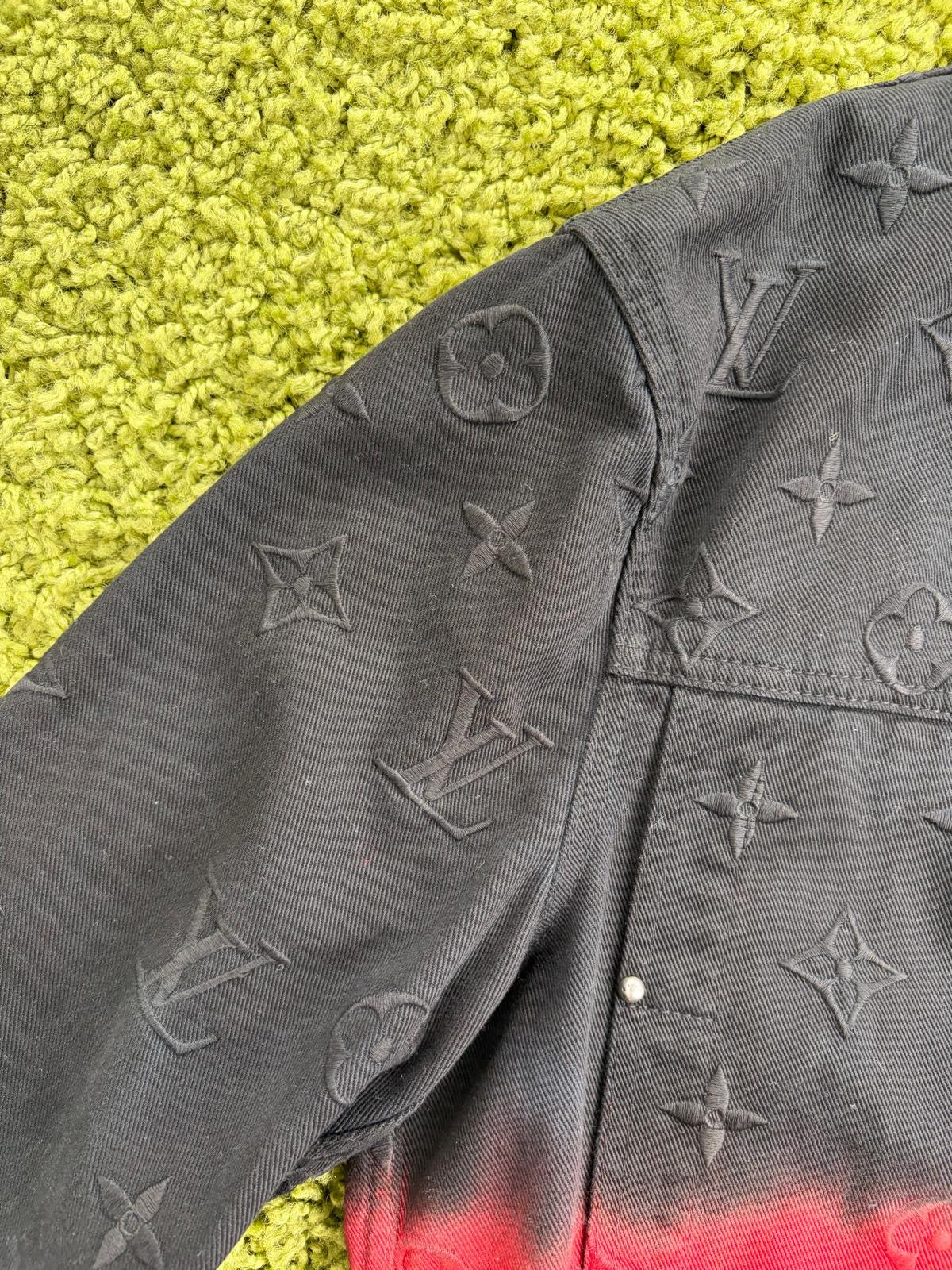Completo Louis Vuitton Rosso Nero Giacca 50 Jeans 33