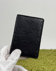 Portacarte Louis Vuitton Nero In pelle