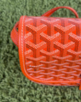 Borsa Goyard Belvedere PM in tela Goyardine Arancione