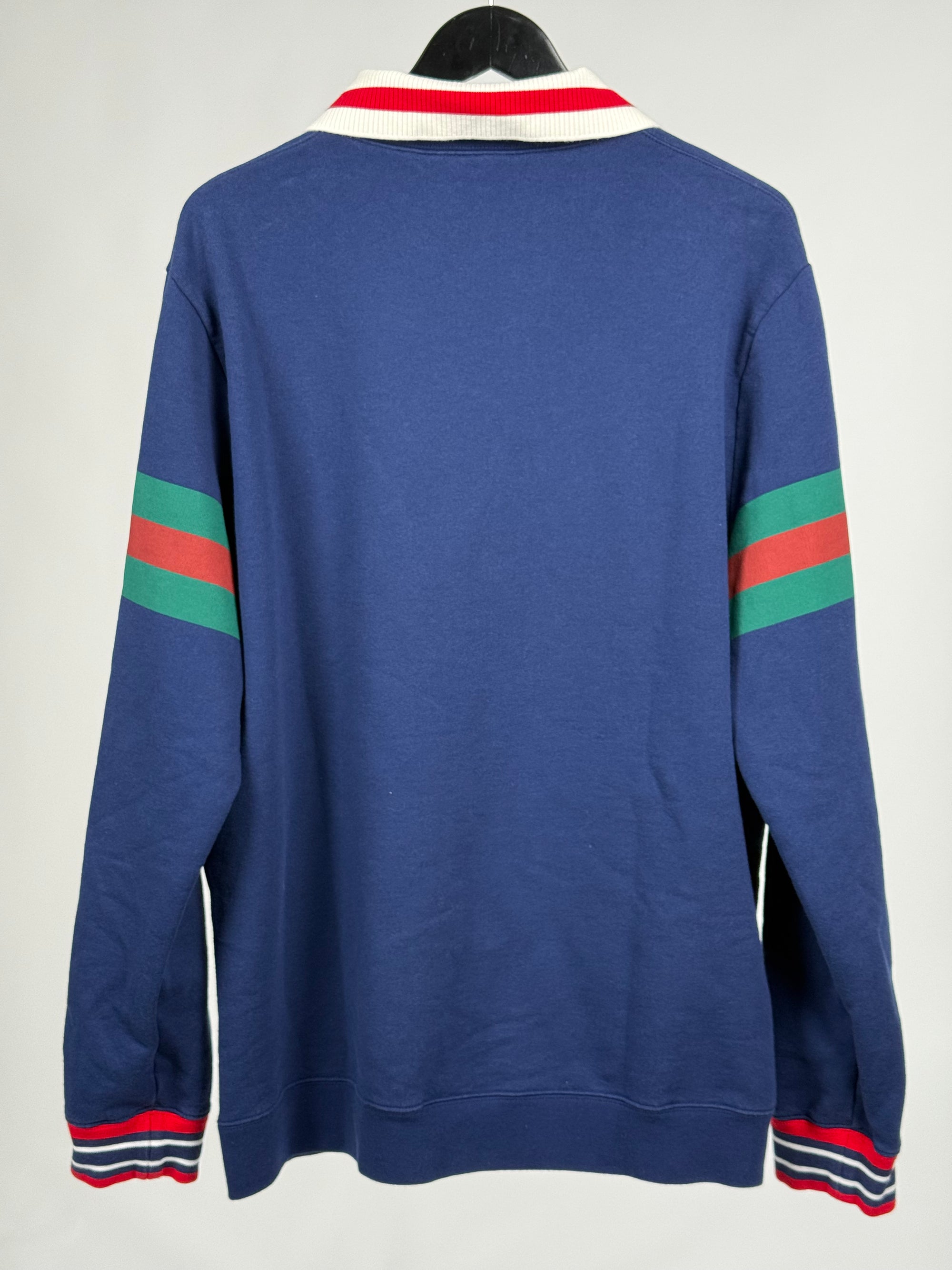 Felpa Gucci Size XXL blu verde e rossa