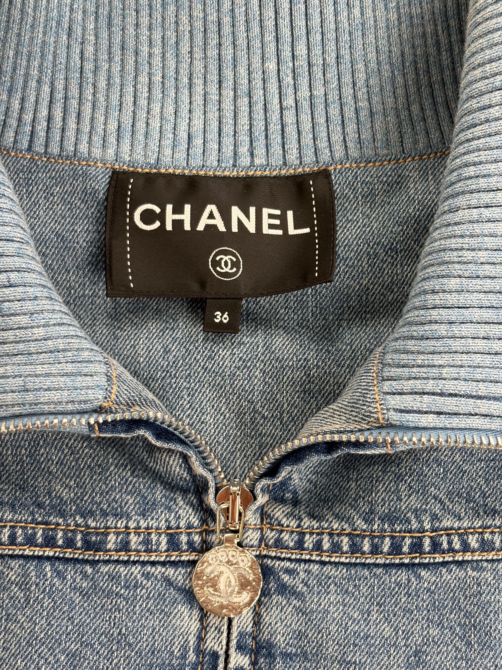 Completo Chanel Size 36/38 in denim