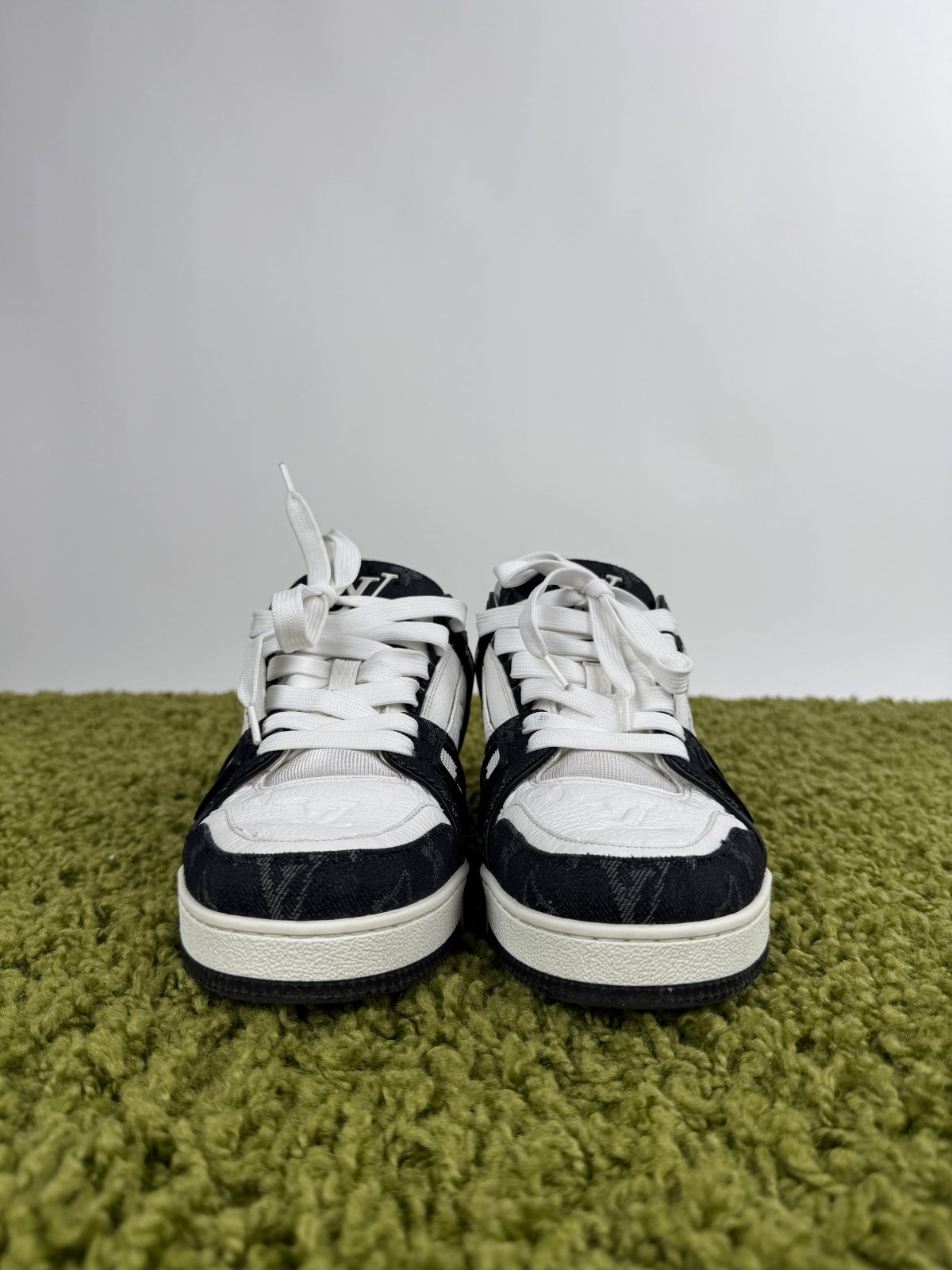 Louis Vuitton Trainer in denim Nere 6 - Second Hand Di Fiore