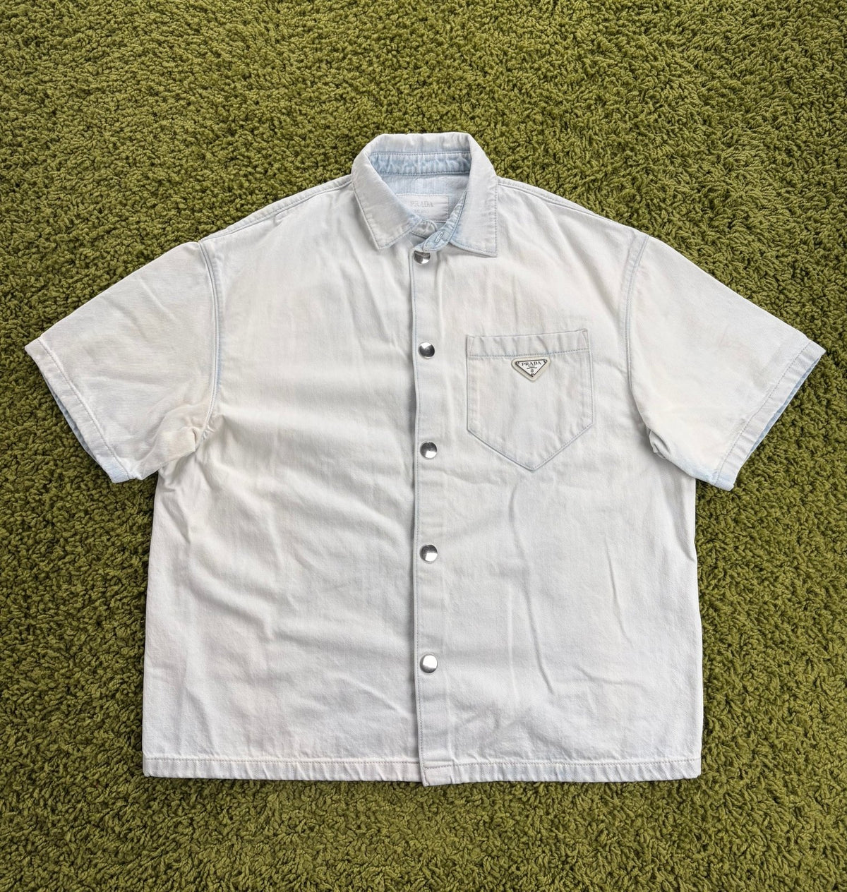 Camicia Prada in Denim M - Second Hand Di Fiore
