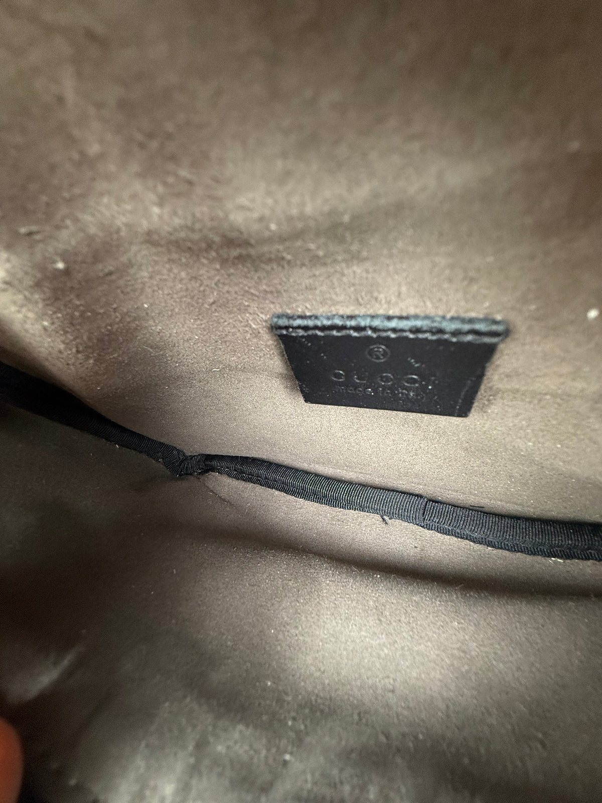 Marsupio Gucci Monogram In tela Beige