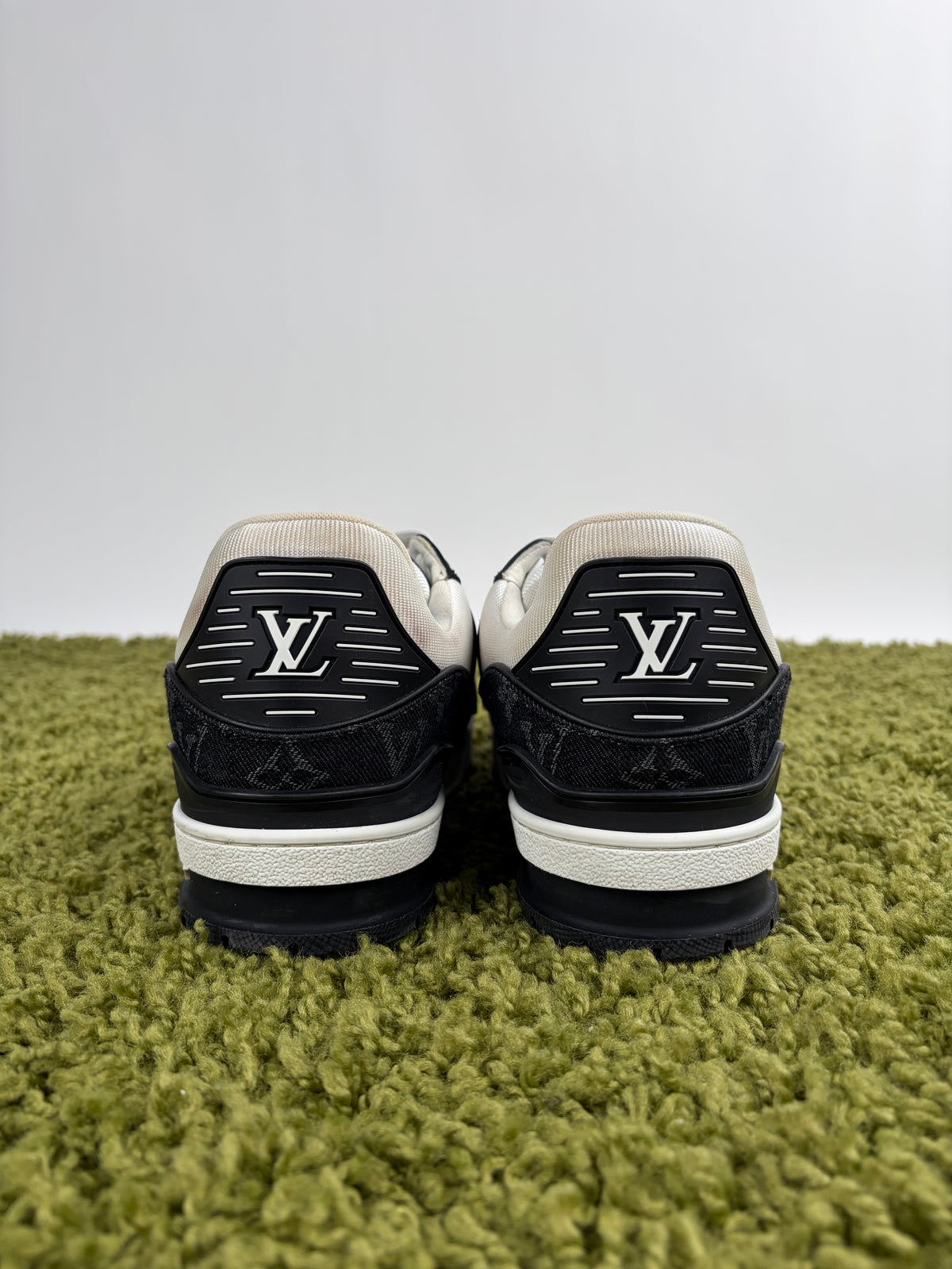Louis Vuitton Trainer In Denim Nera  8.5
