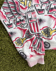 Felpa Valley Dreams Flag zip Up Bianca Multicolor M