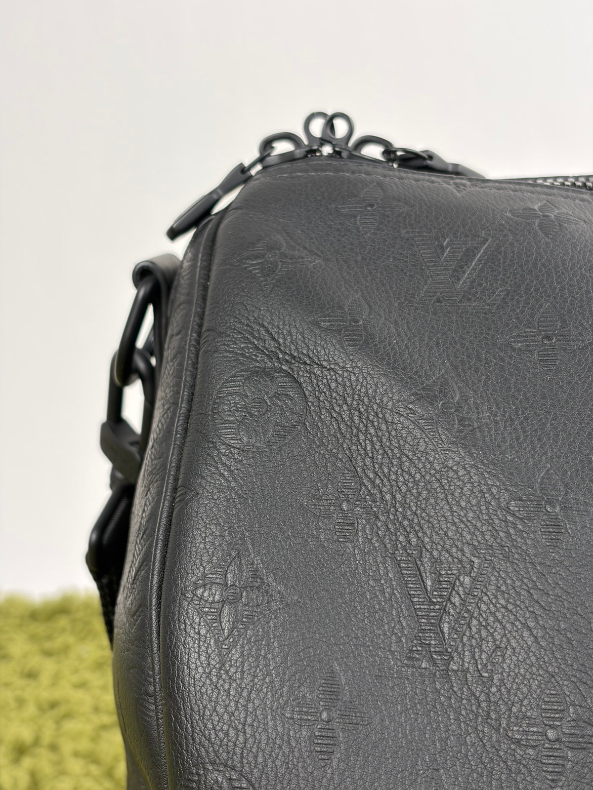 Borsone keepall Louis Vuitton Bandoulière 50 Nera