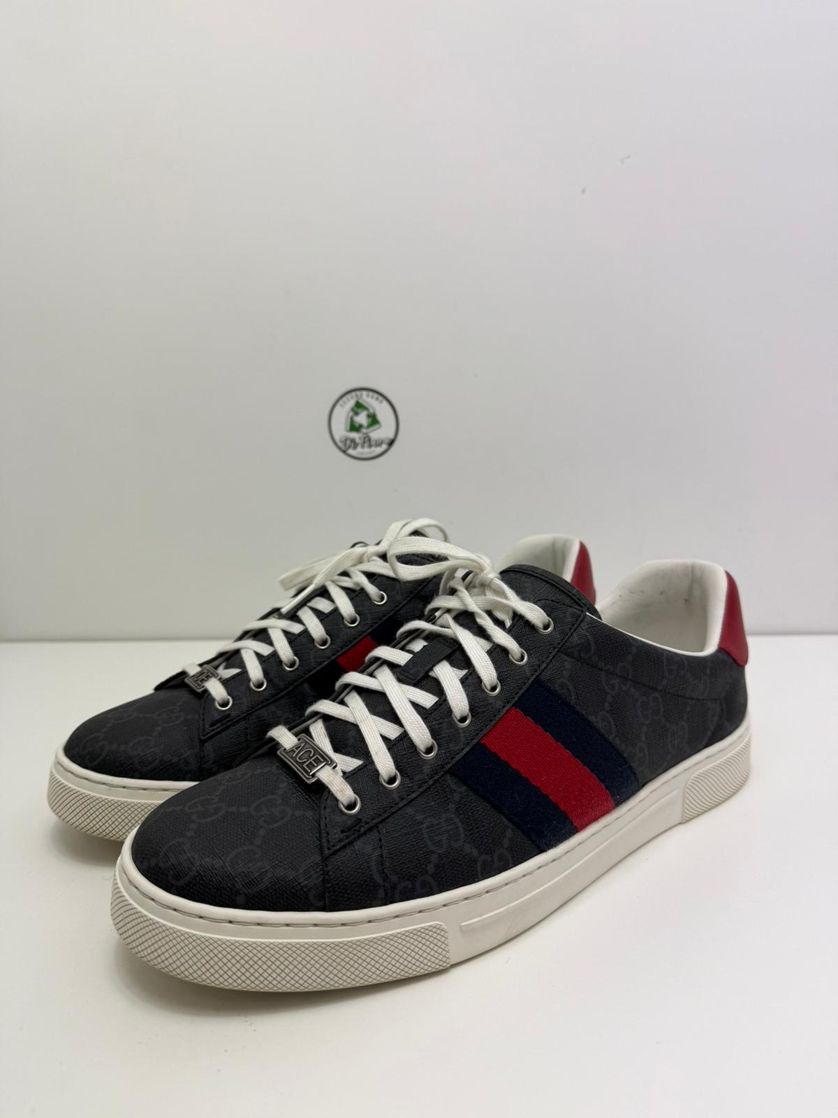 Gucci ace Size 9 nere veste 43/43.5