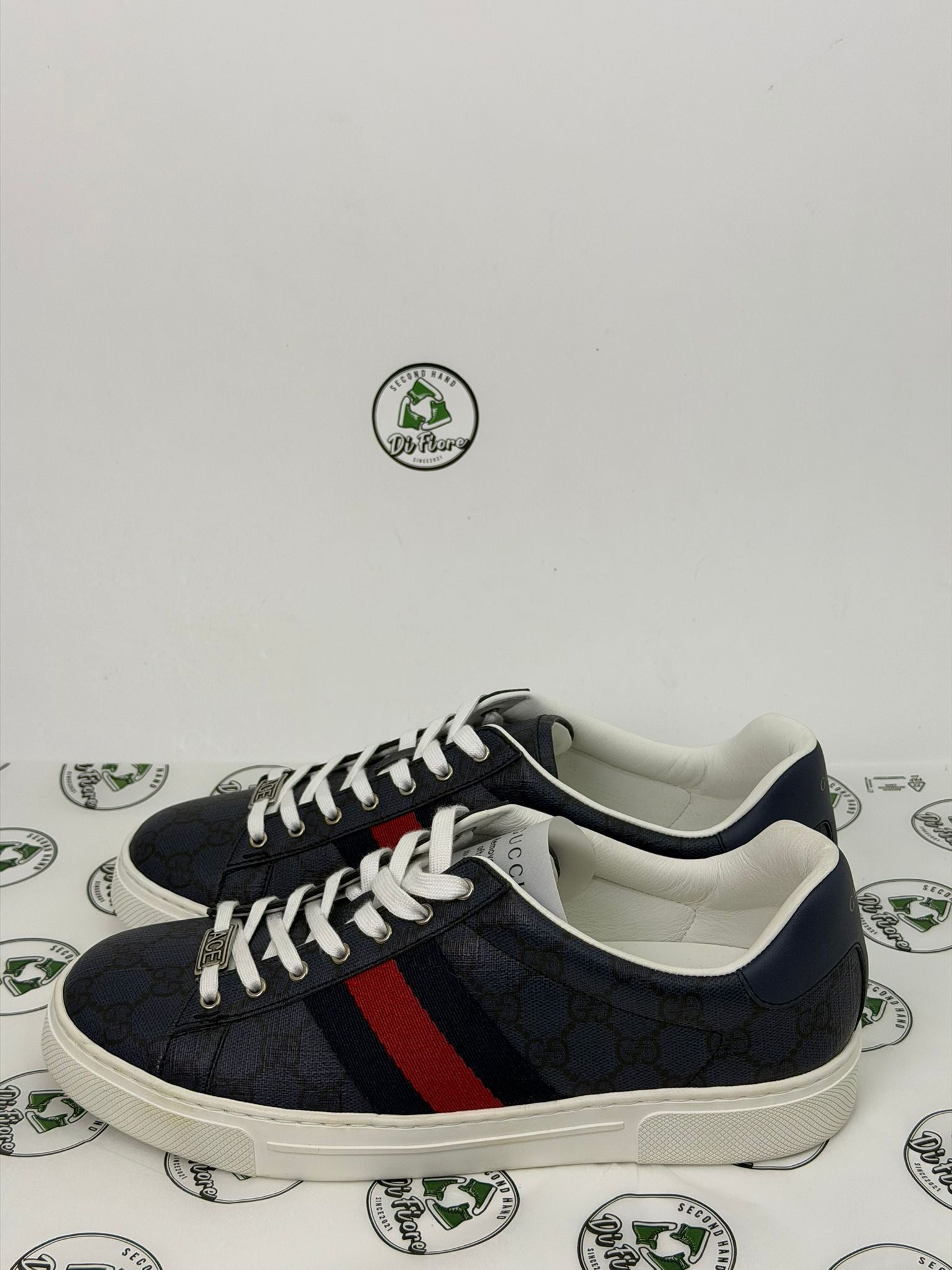Gucci ace blu e rosse