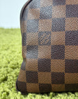Beauty Case Louis Vuitton in tela Damier Marrone