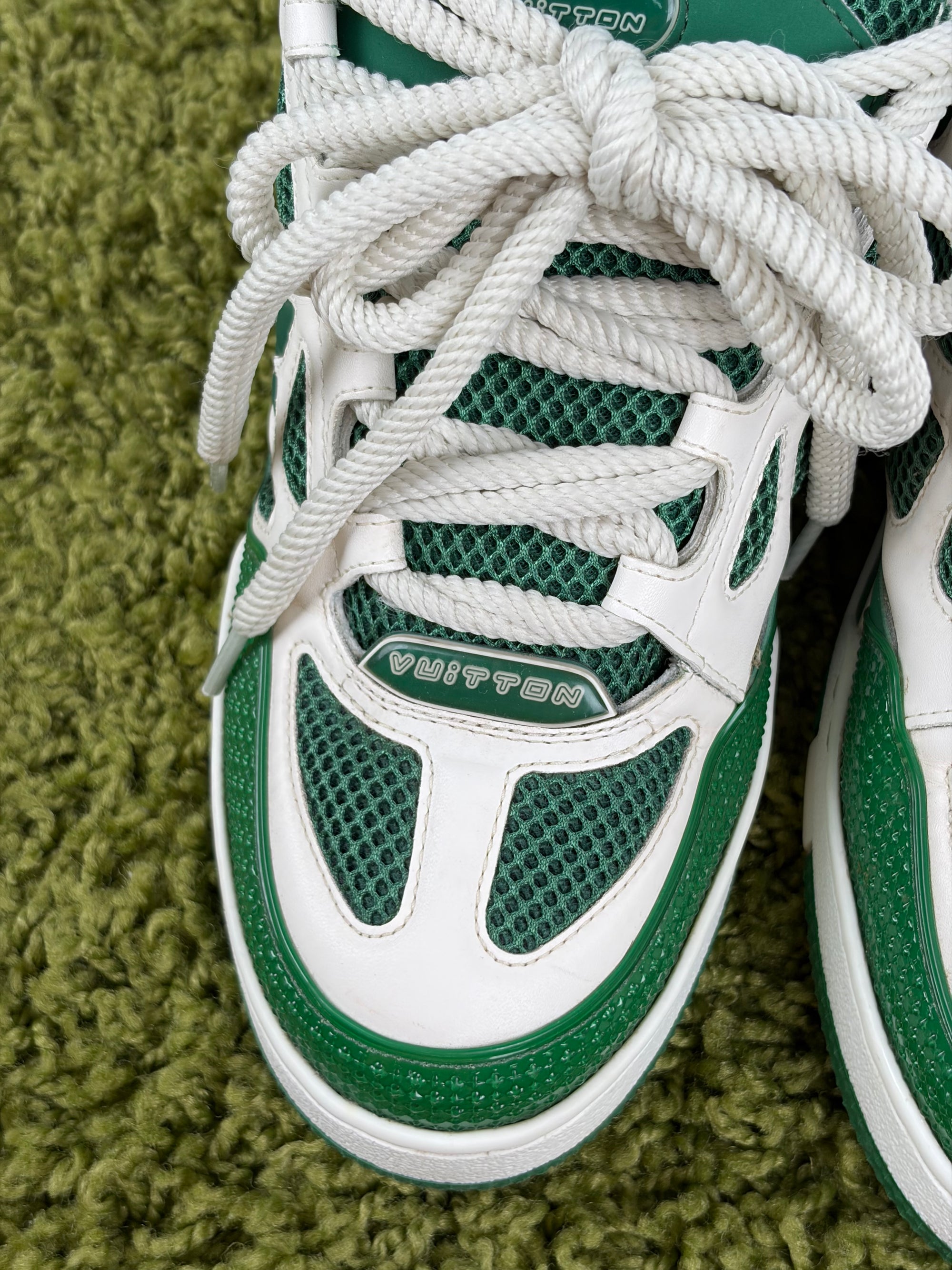 Louis vuitton skate Size 7=41 calza 42 verde e bianca