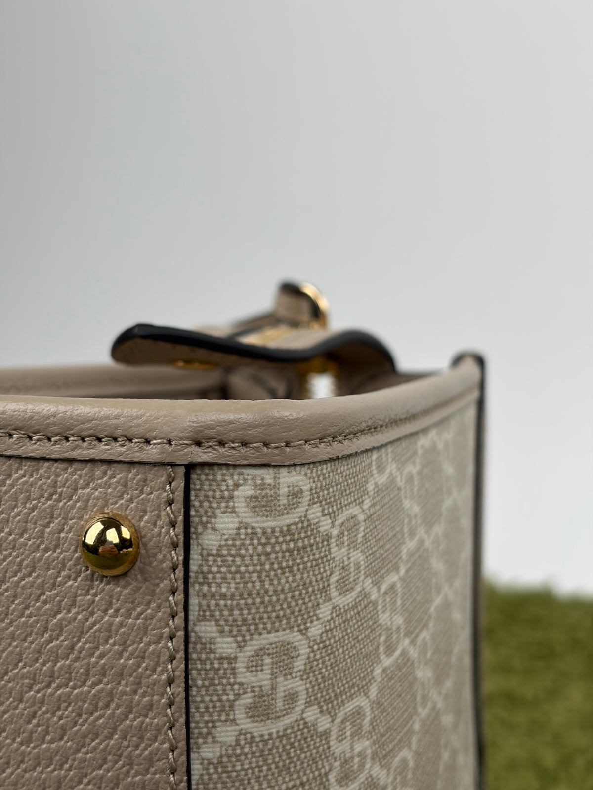 Borsa Gucci Ophidia Cut Out Handle Tote Beige