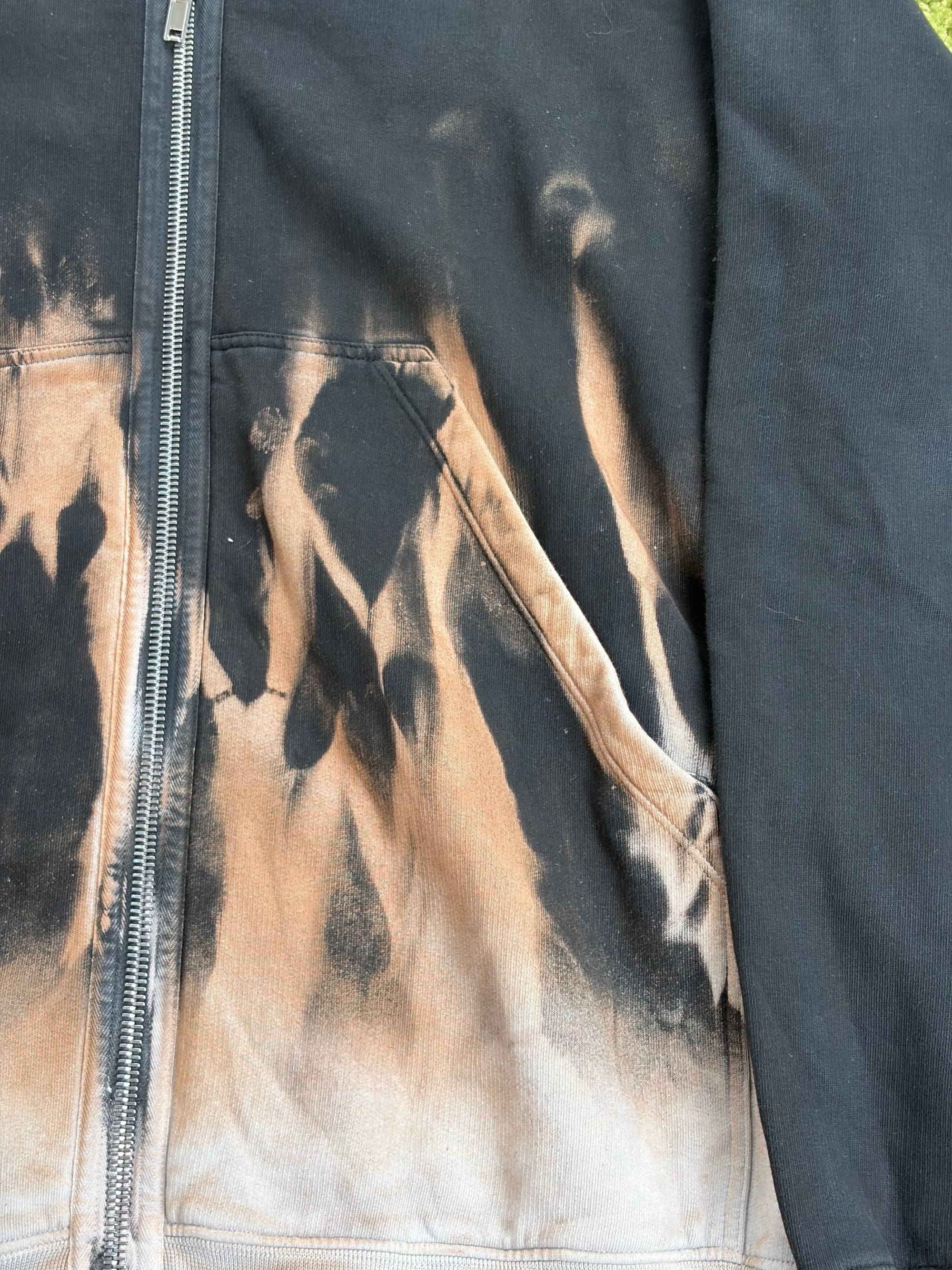 Felpa Rick owens Size L nera e marrone