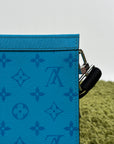 Mini Borsa a tracolla Louis Vuitton Gaston Azzurra