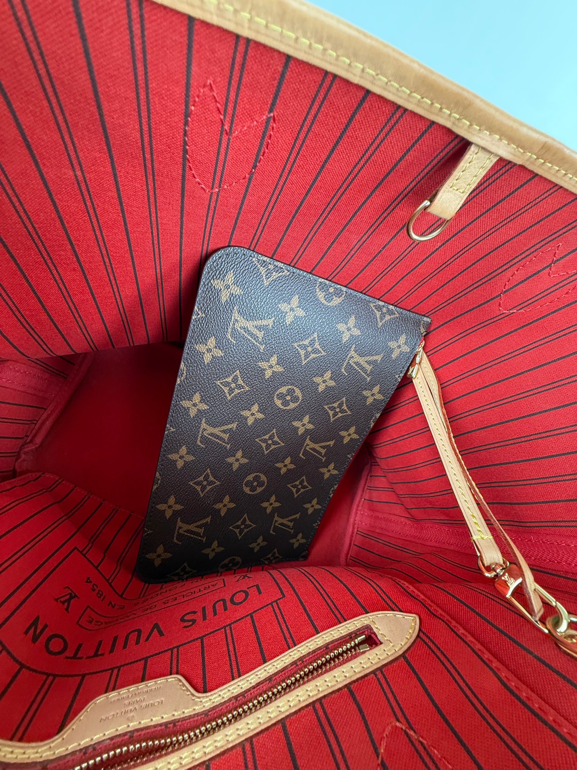 Borsa Neverfull GM Mon Monogram Louis Vuitton Marrone