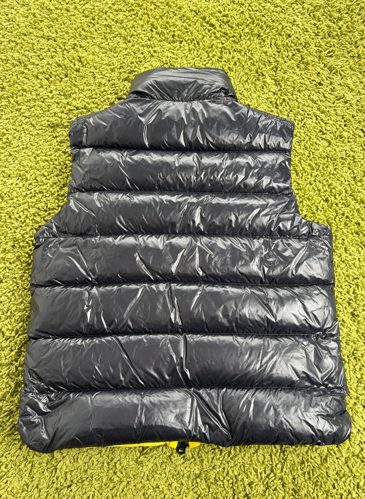 Gilet Moncler Parke in Nylon Nero