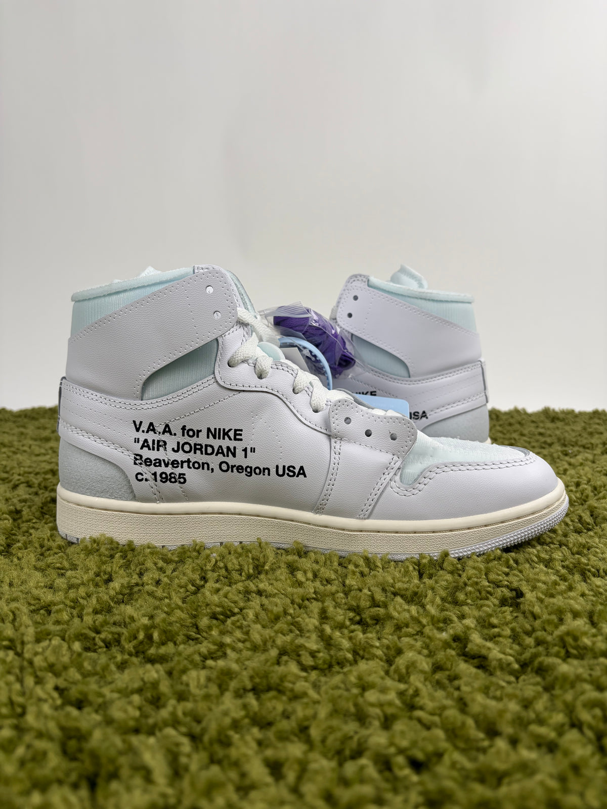 Nike Air Jordan 1 High X Off White Alaska 44