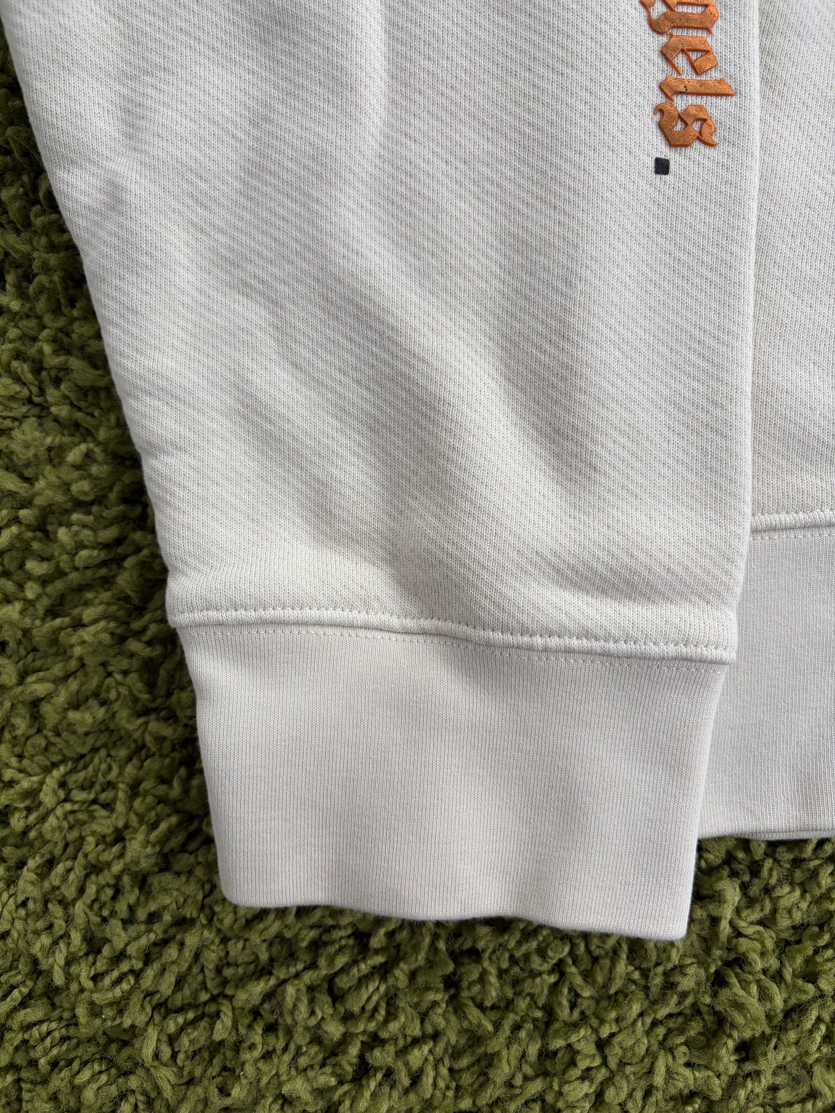 Felpa Palm Angels Sunset Bianca Crema XXL