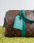 Borsone Keepall Louis Vuitton Baundoliere Marrone