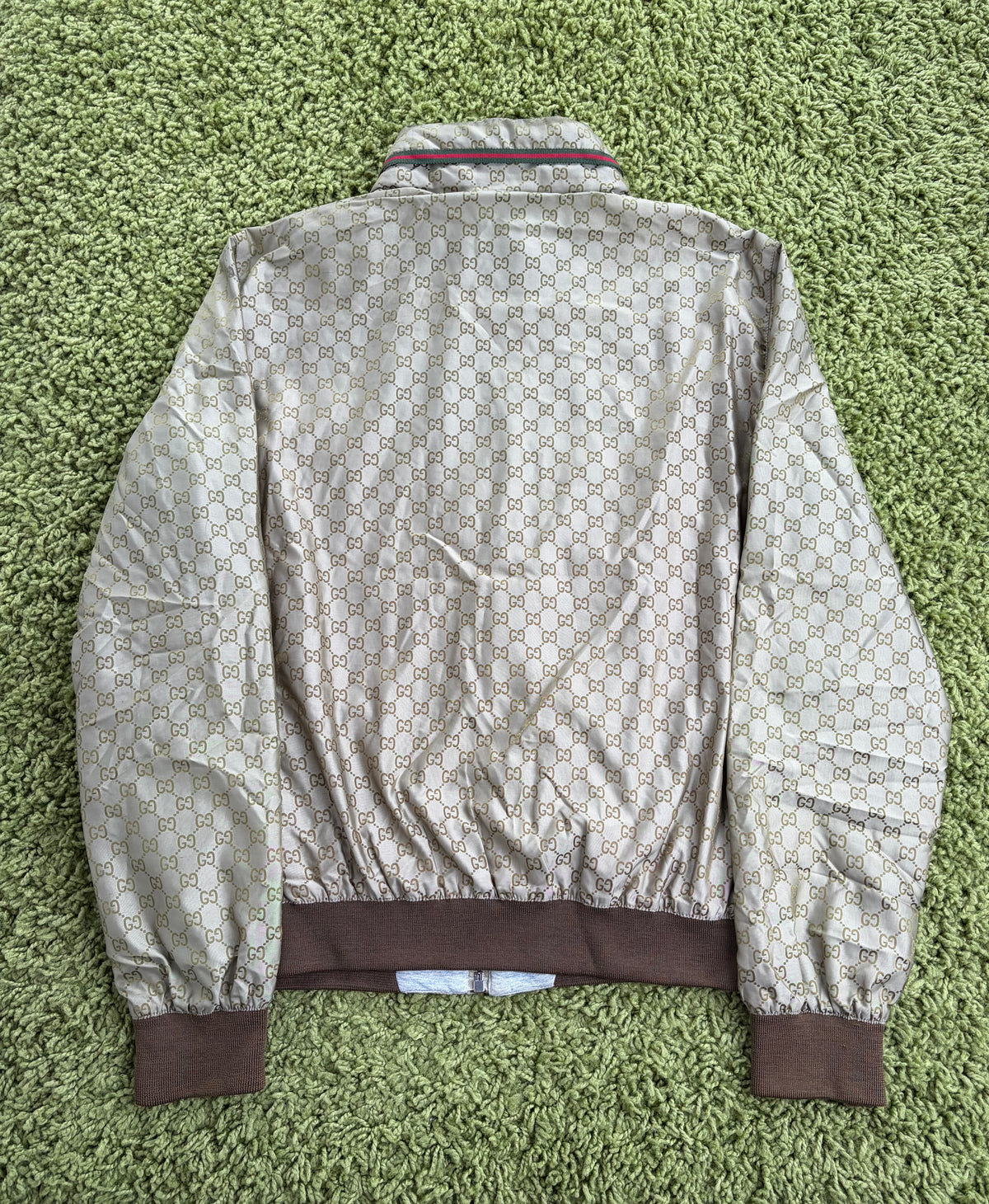 Bomber Gucci Monogram Beige