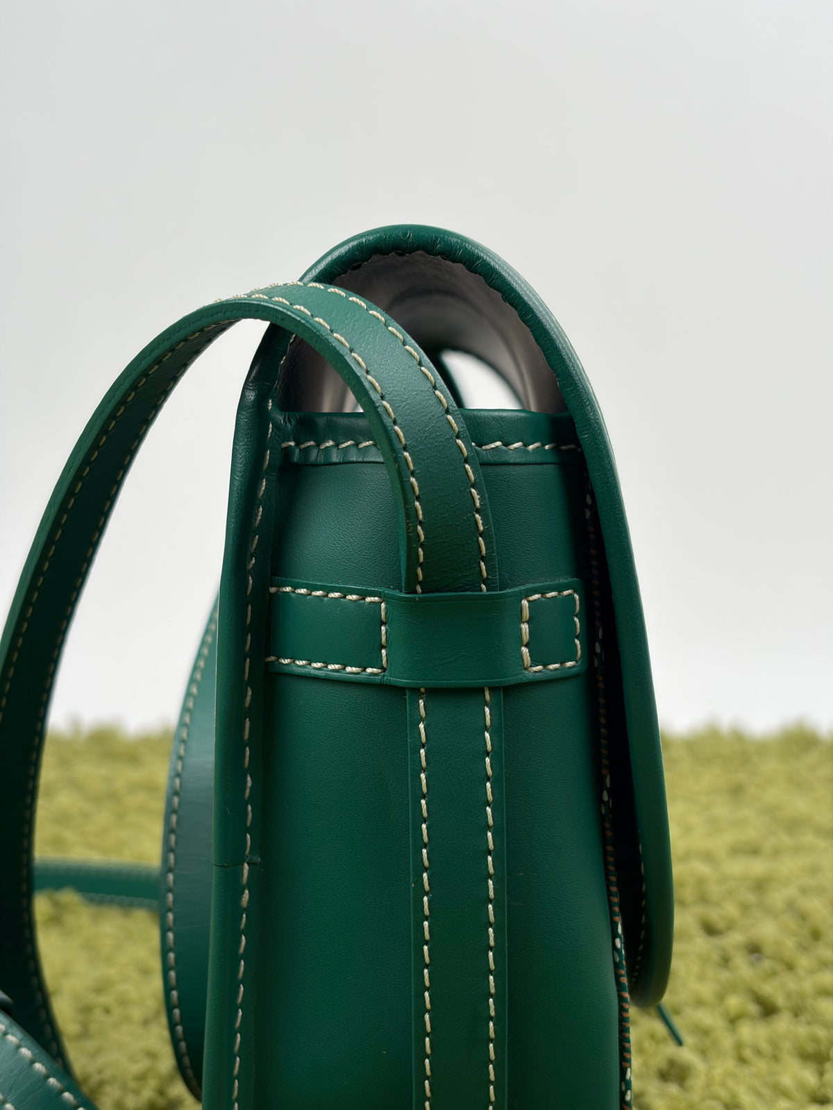 Borsa Goyard Belvedere PM in tela Goyardine Verde