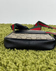 Gucci Double Belt Bag Beige