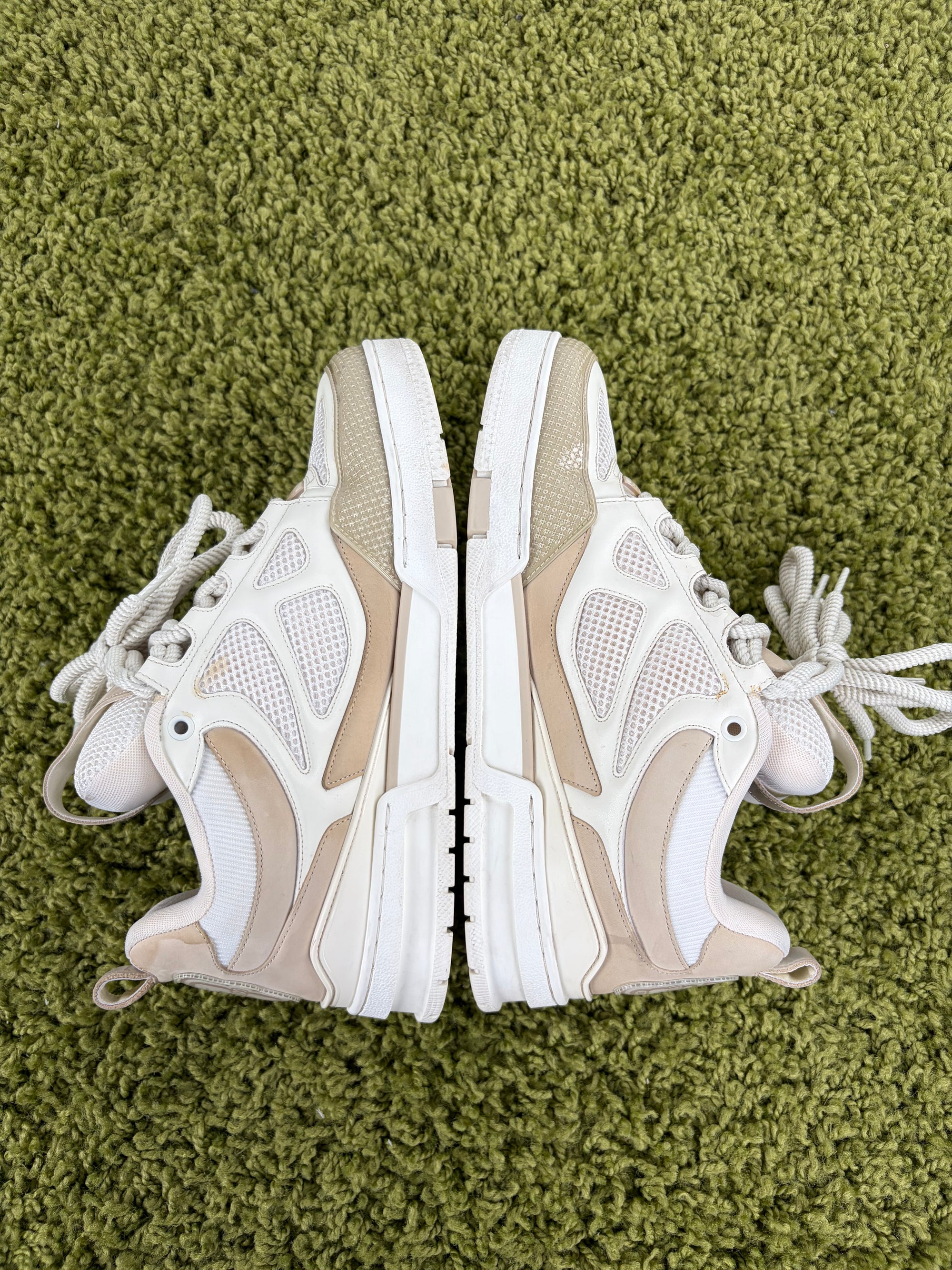 Louis vuitton skate Size 8=42 calza 43 beige e bianca
