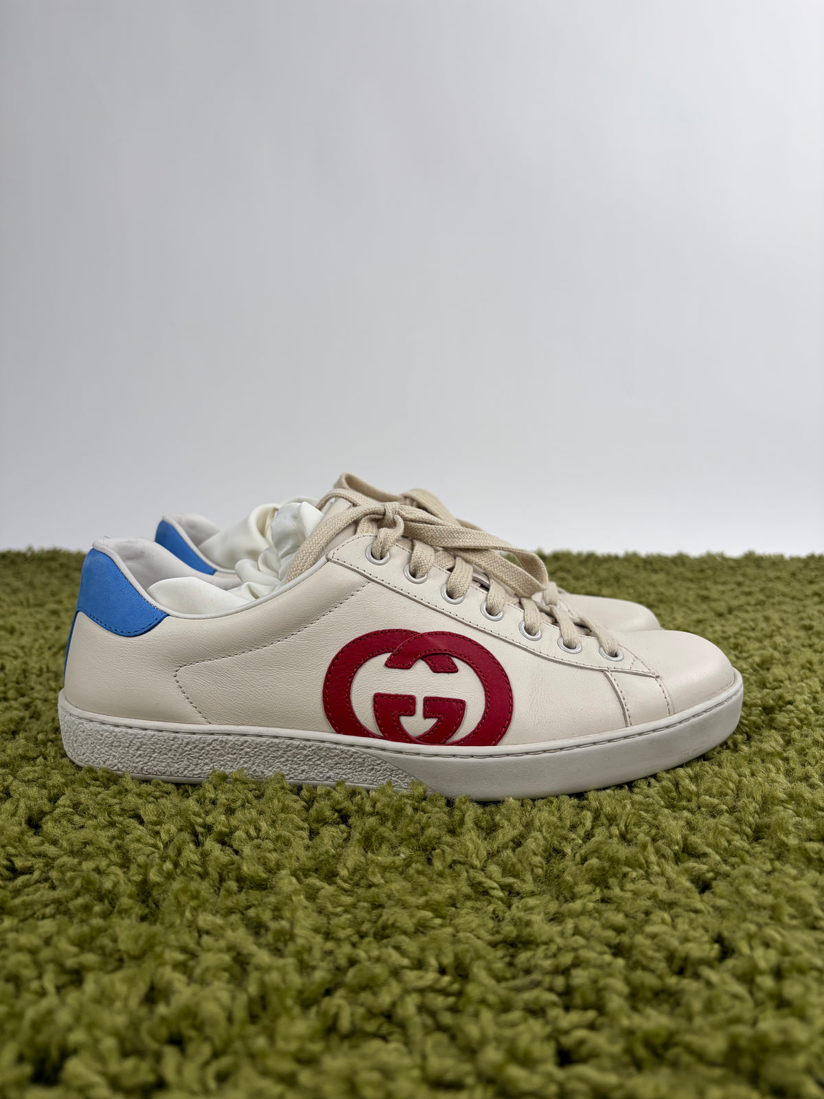 Gucci Ace Beige Multicolor 6.5