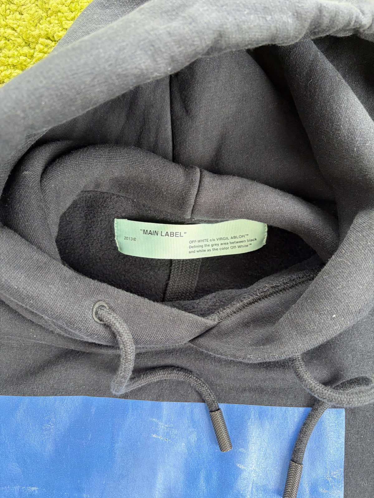 Felpa Off-White Nera Diag Bernini Multicolor XS