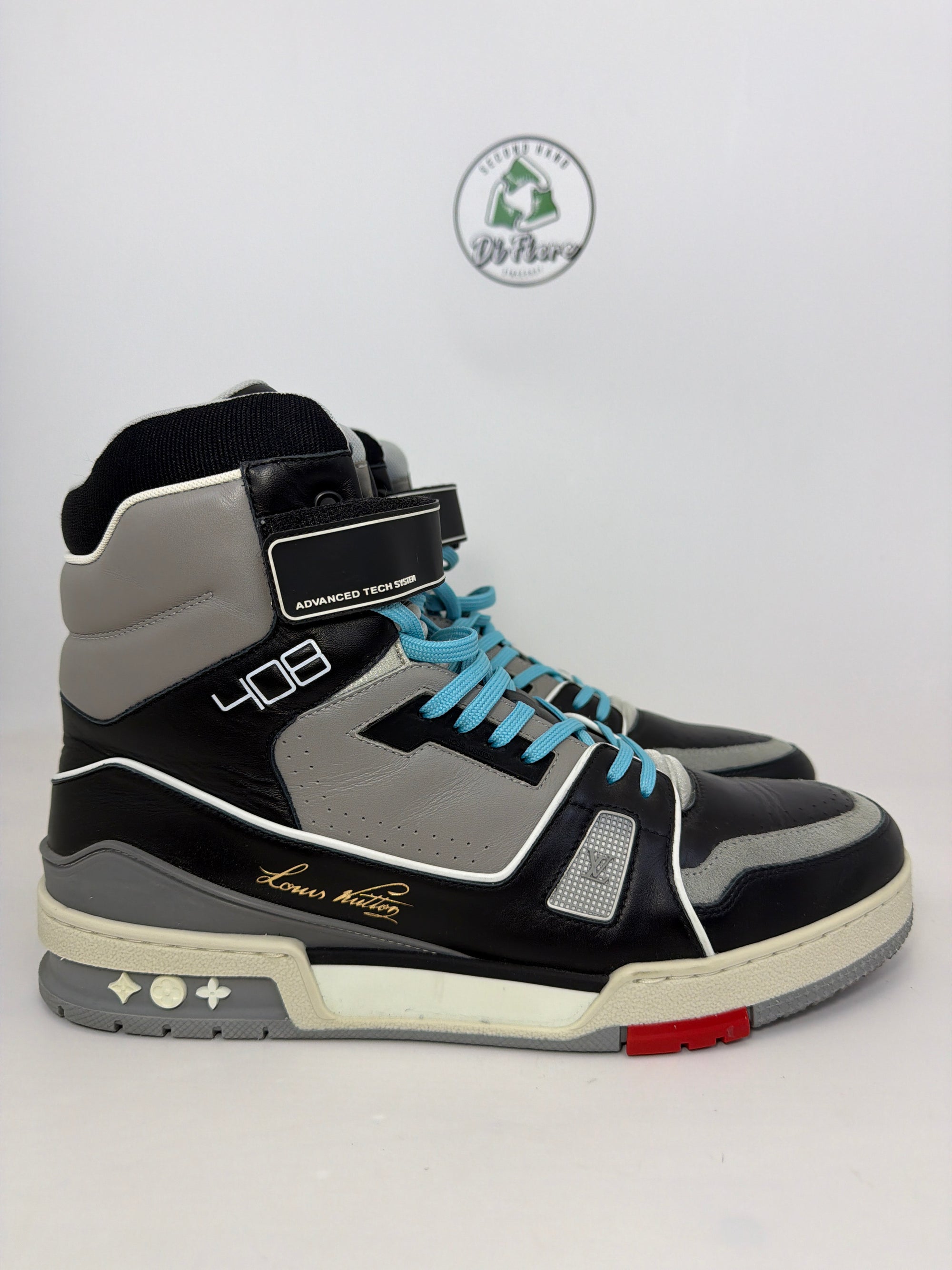 Louis Vuitton trainer high Sizs 9=43 veste 44 multicolore