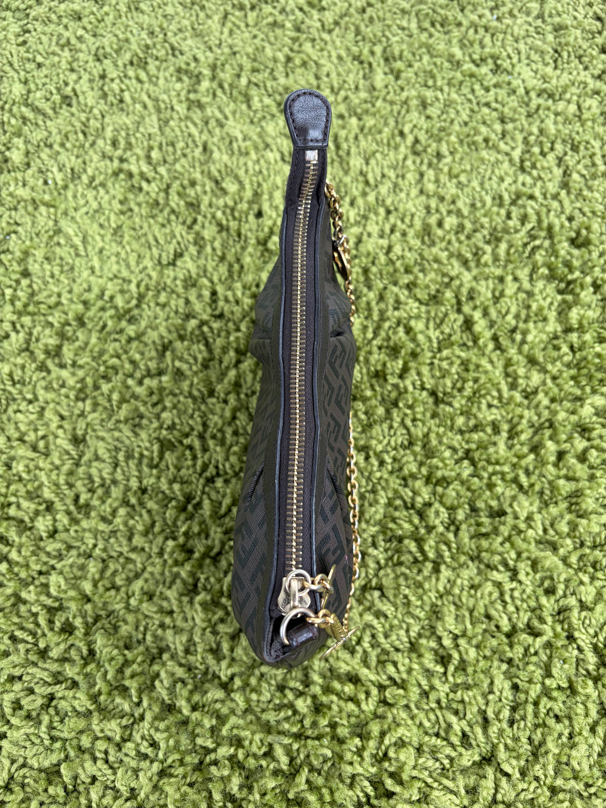 Borsa Fendi Baguette in tela Marrone