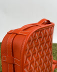 Borsa Goyard Belvedere PM in tela Goyardine Arancione