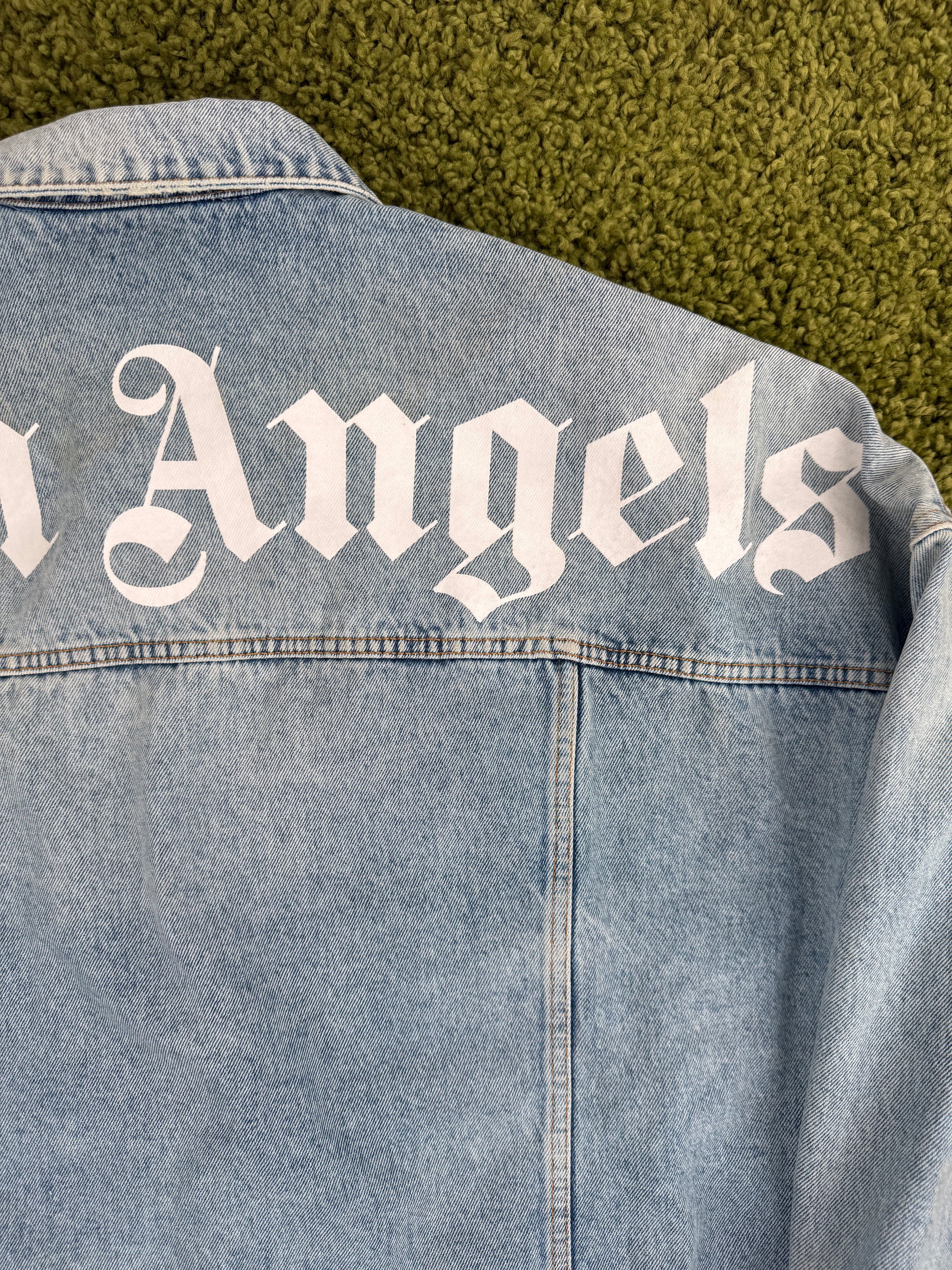 Giacca In Denim Palm Angels M