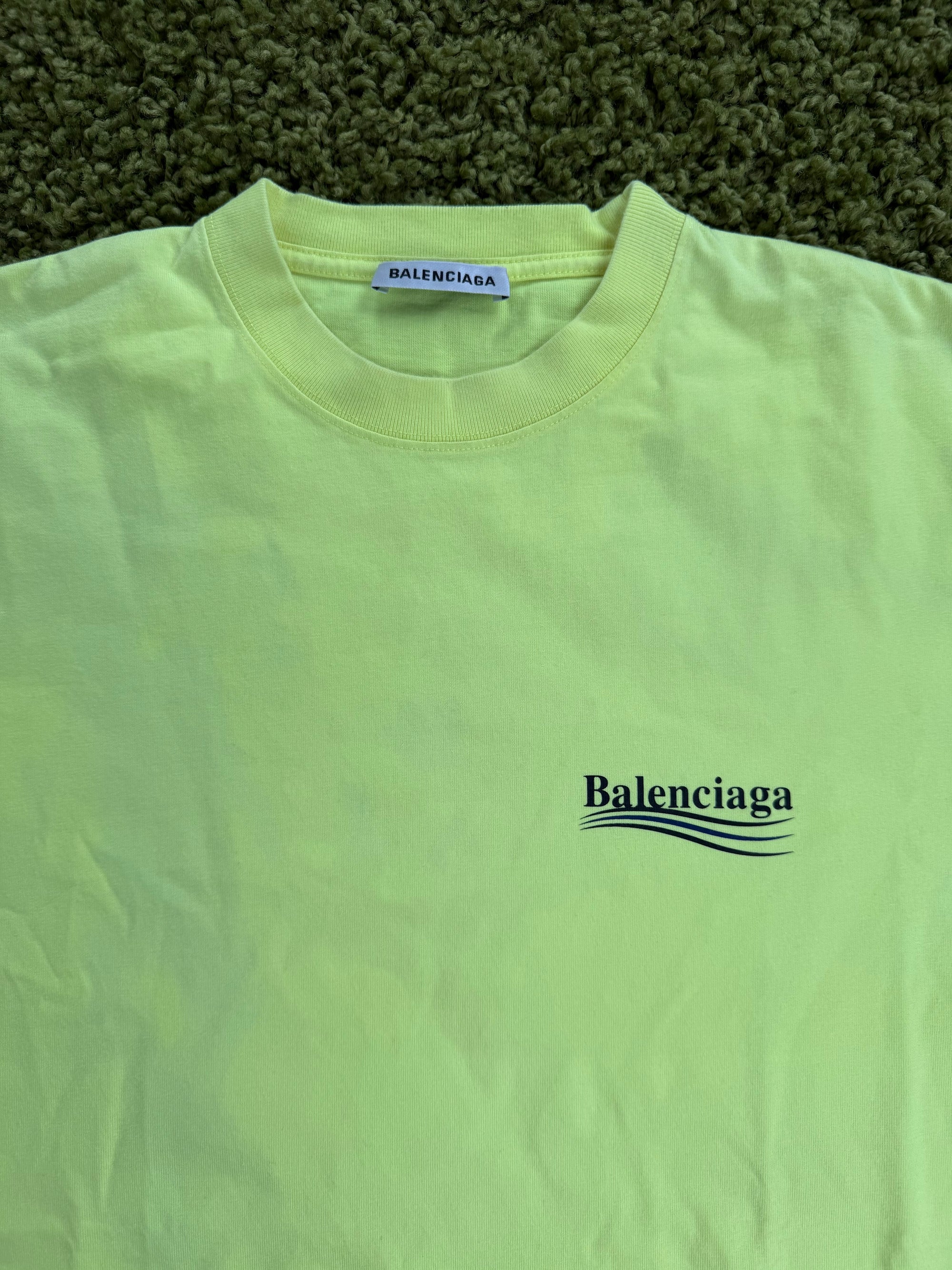 T-Shirt Balenciaga Gialla Guarda misure veste S