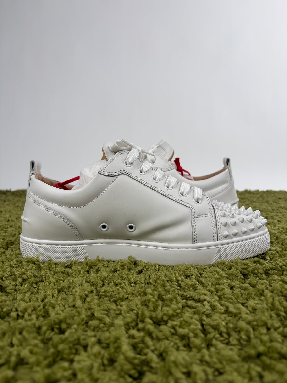 Christian Louboutin Spikes Bianco 43
