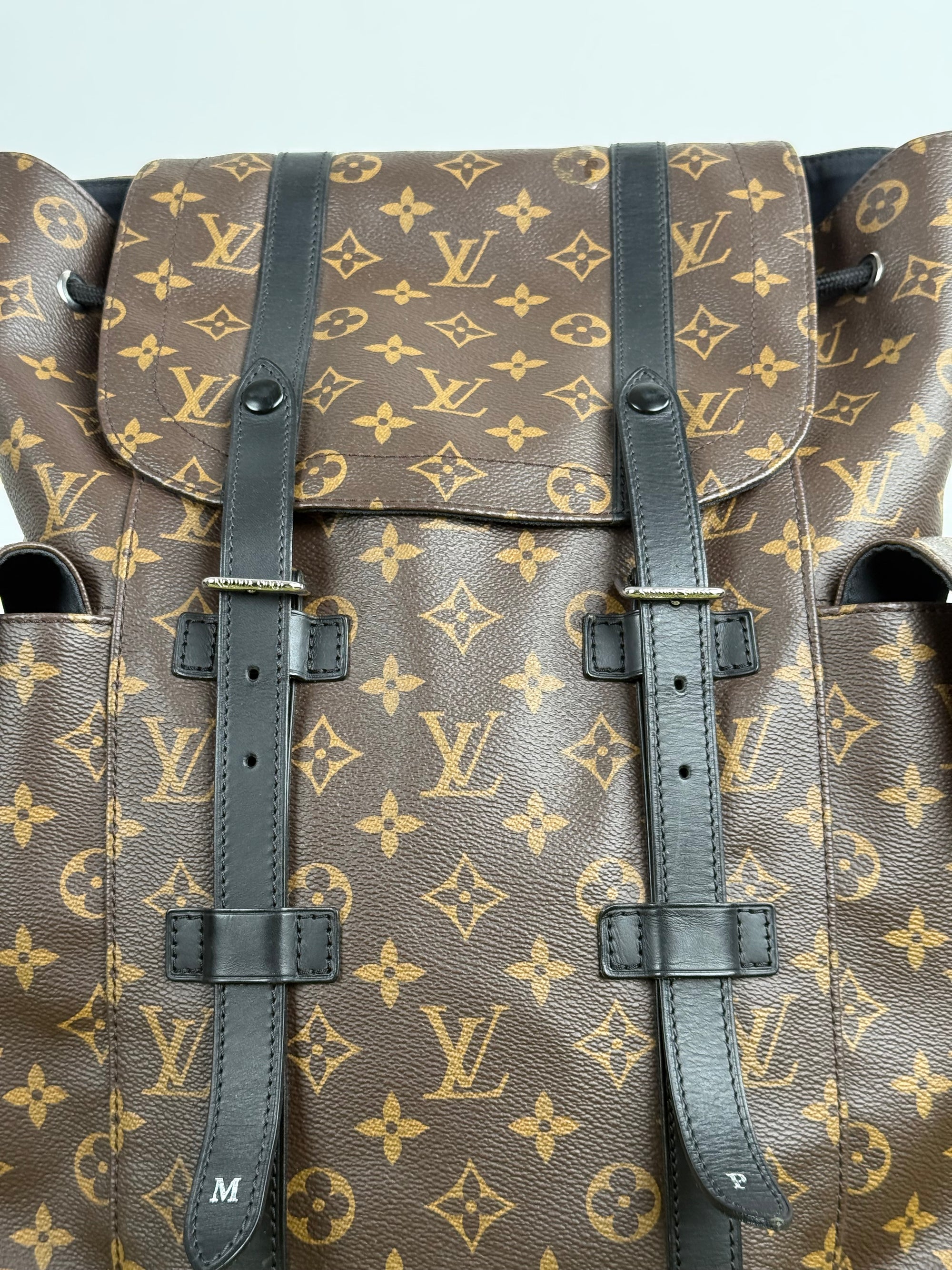 Zaino Christopher Monogram Louis Vuitton Marrone