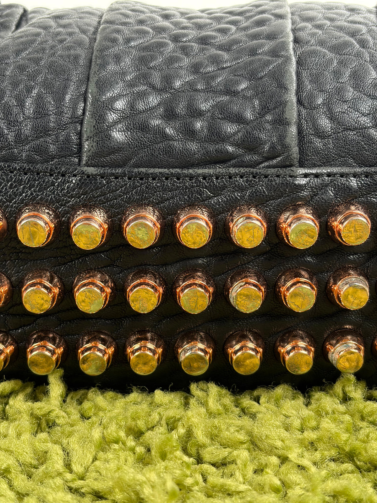 Borsa Alexander Wang Rockie in pelle nera