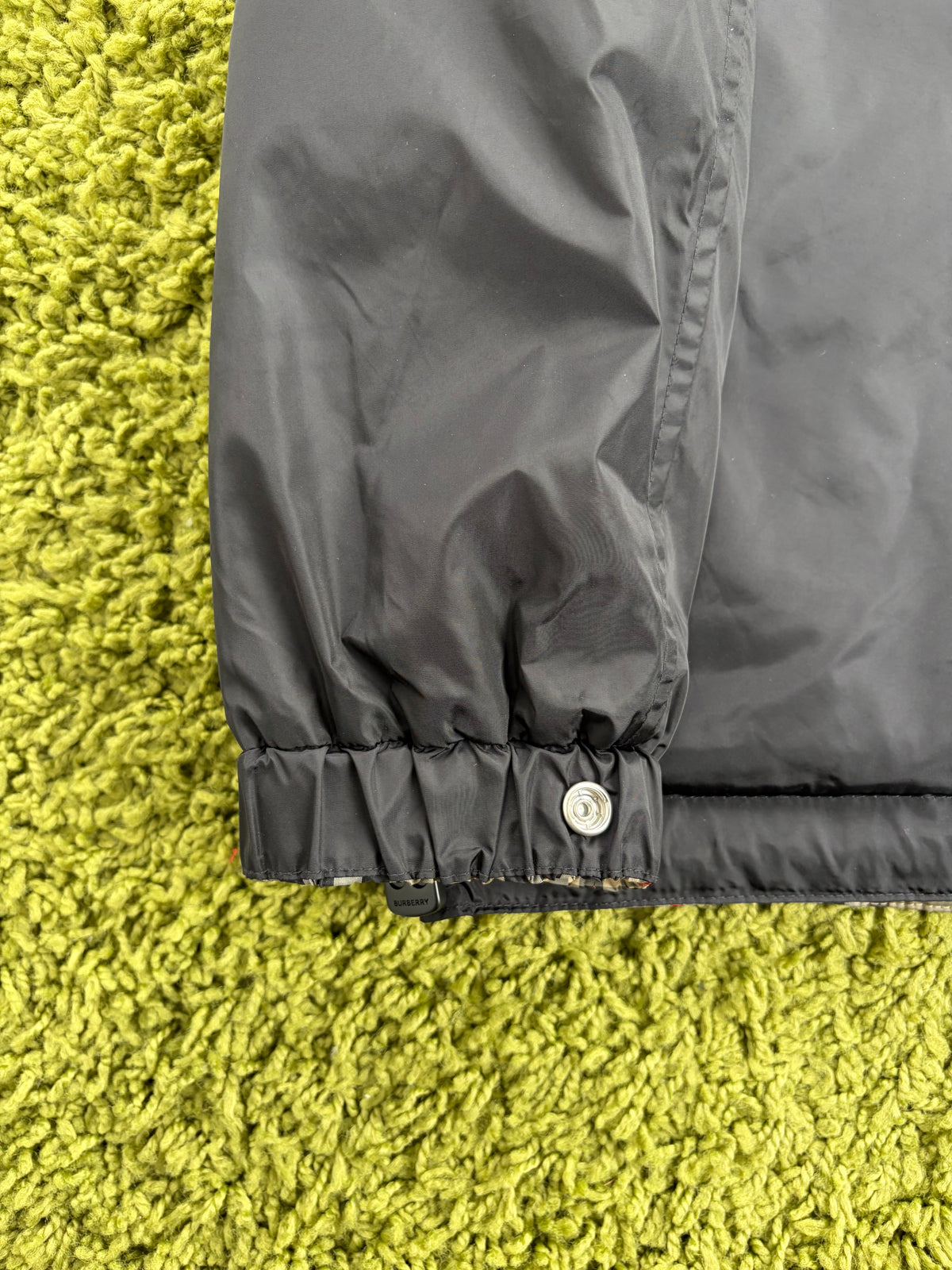 Giacca a Vendo Burberry Reversibile Vintage Check Marrone Nera L