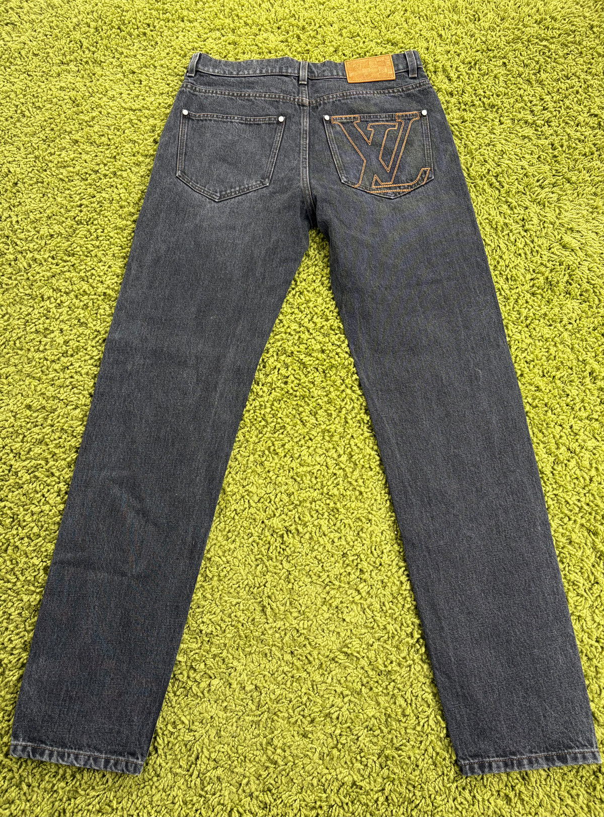 Jeans Louis Vuitton In Denim Nero 32