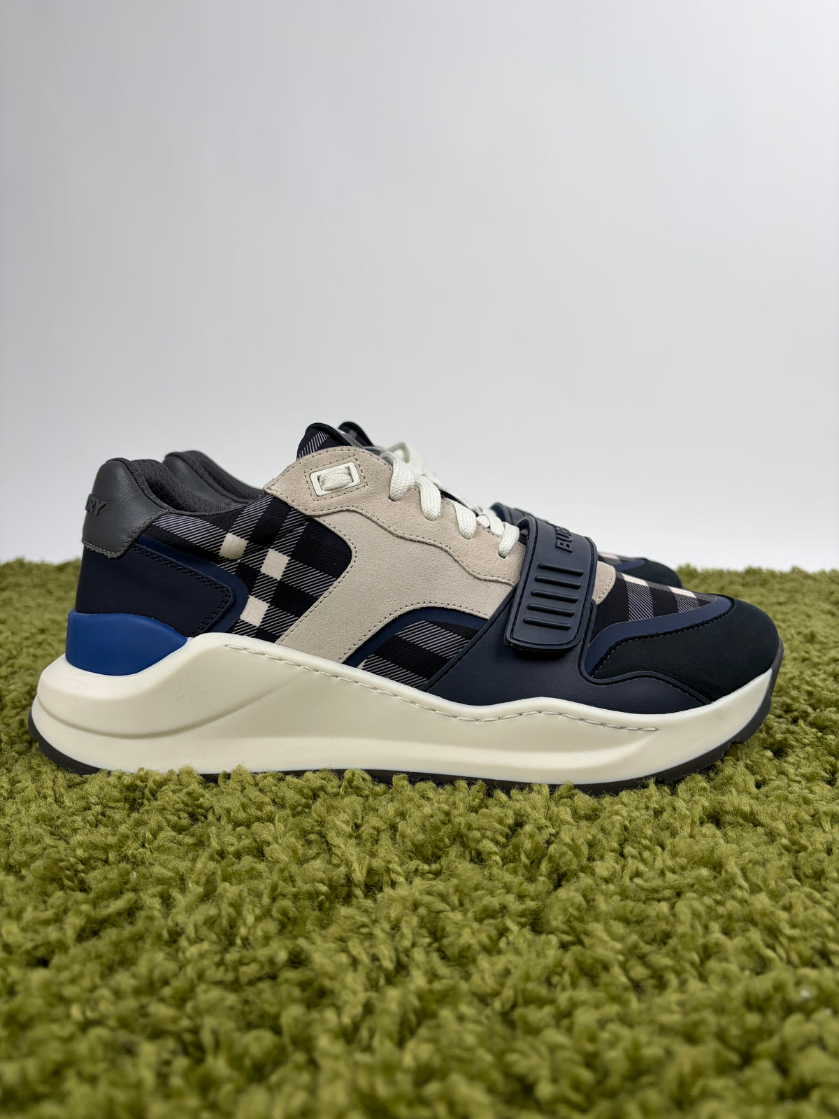 Burberry Ramsey Low-Top Sneaker Blu Multicolor 43