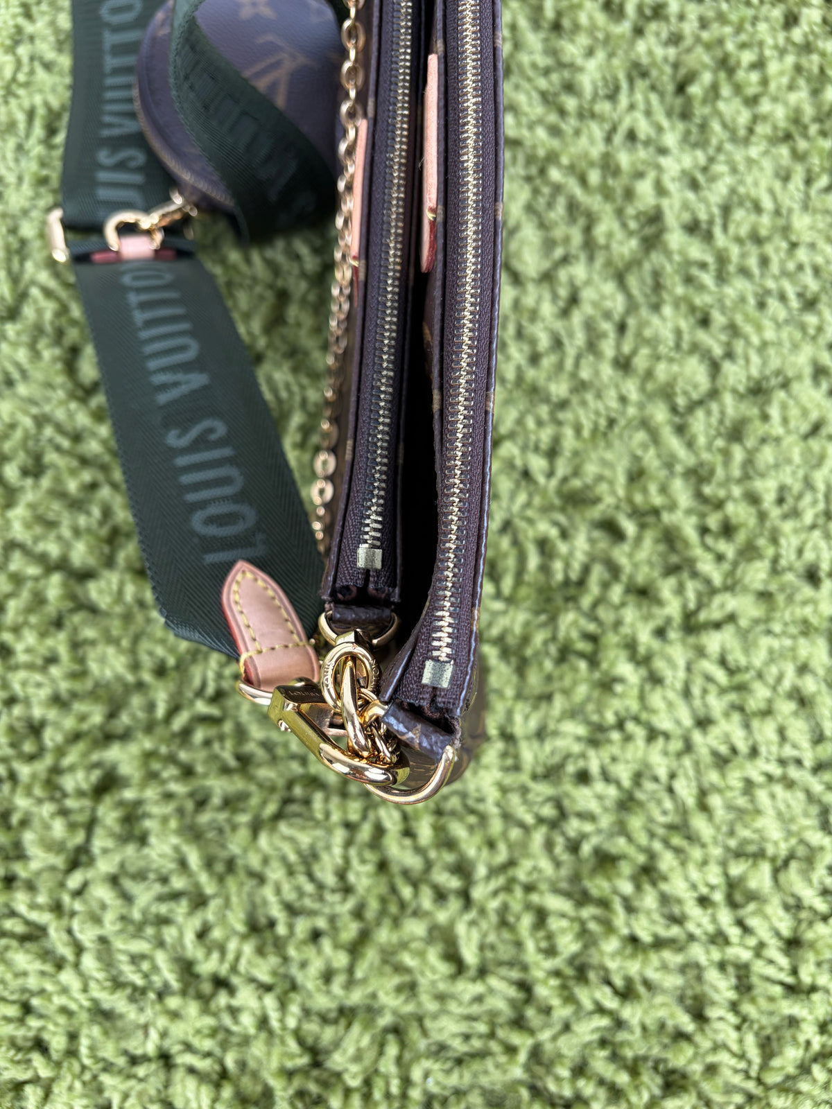 Borsa Louis Vuitton Multi Pochette Marrone