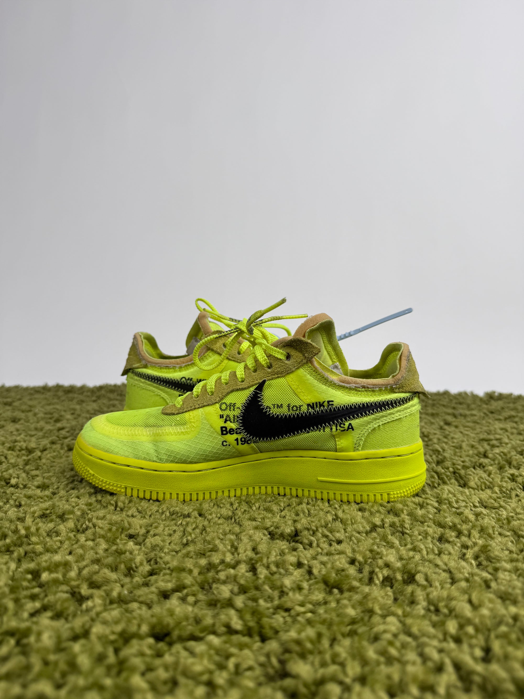Nike Air Force One X Off White Gialla 37.5