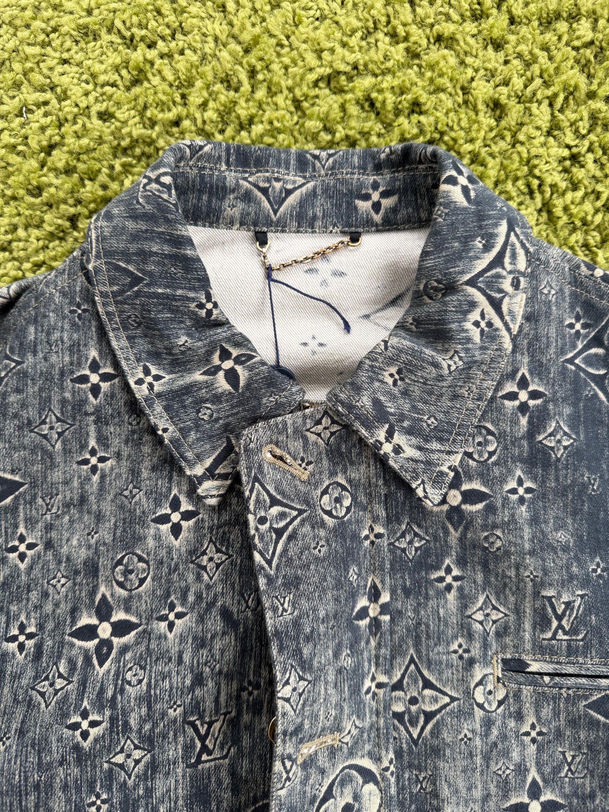Giacca Monogram in denim Louis Vuitton 50