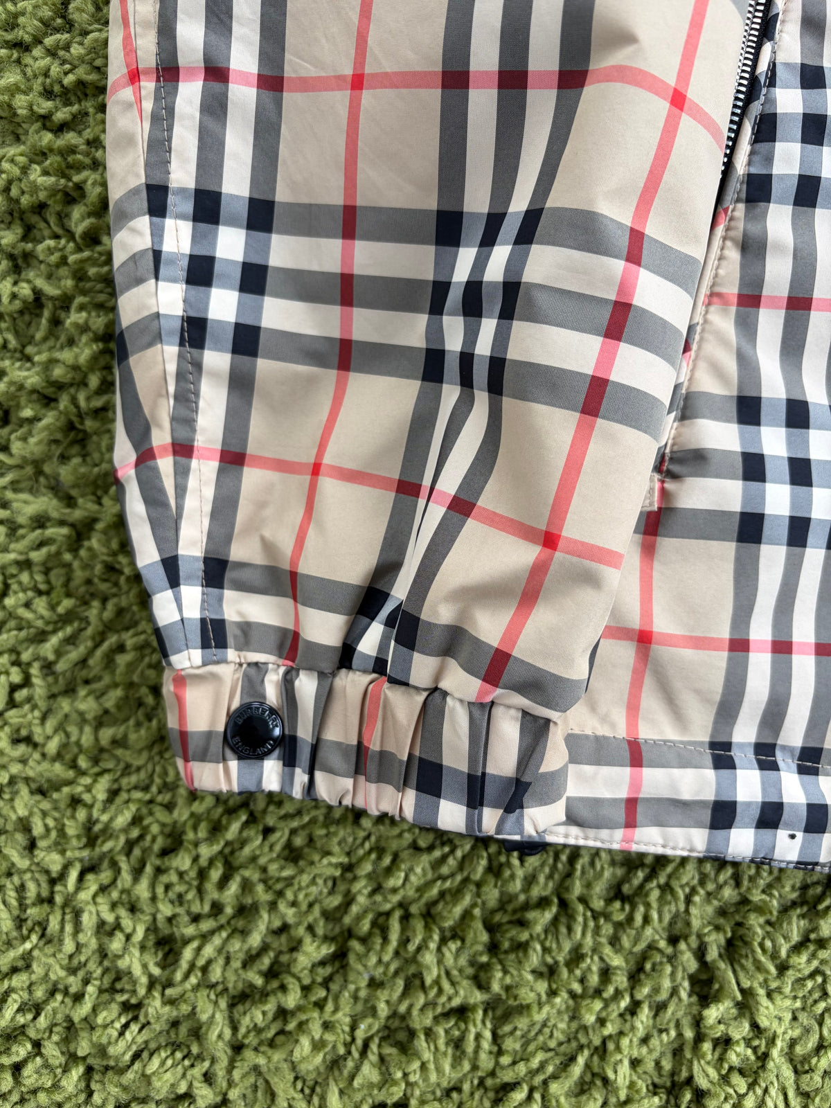 Giacca a Vendo Burberry Reversibile Vintage Check Marrone Nera L