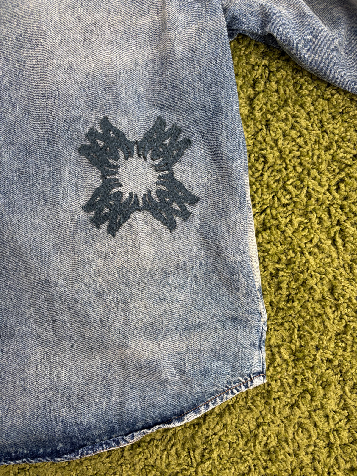 Giacca ma qua Amiri Appliquè In Denim L