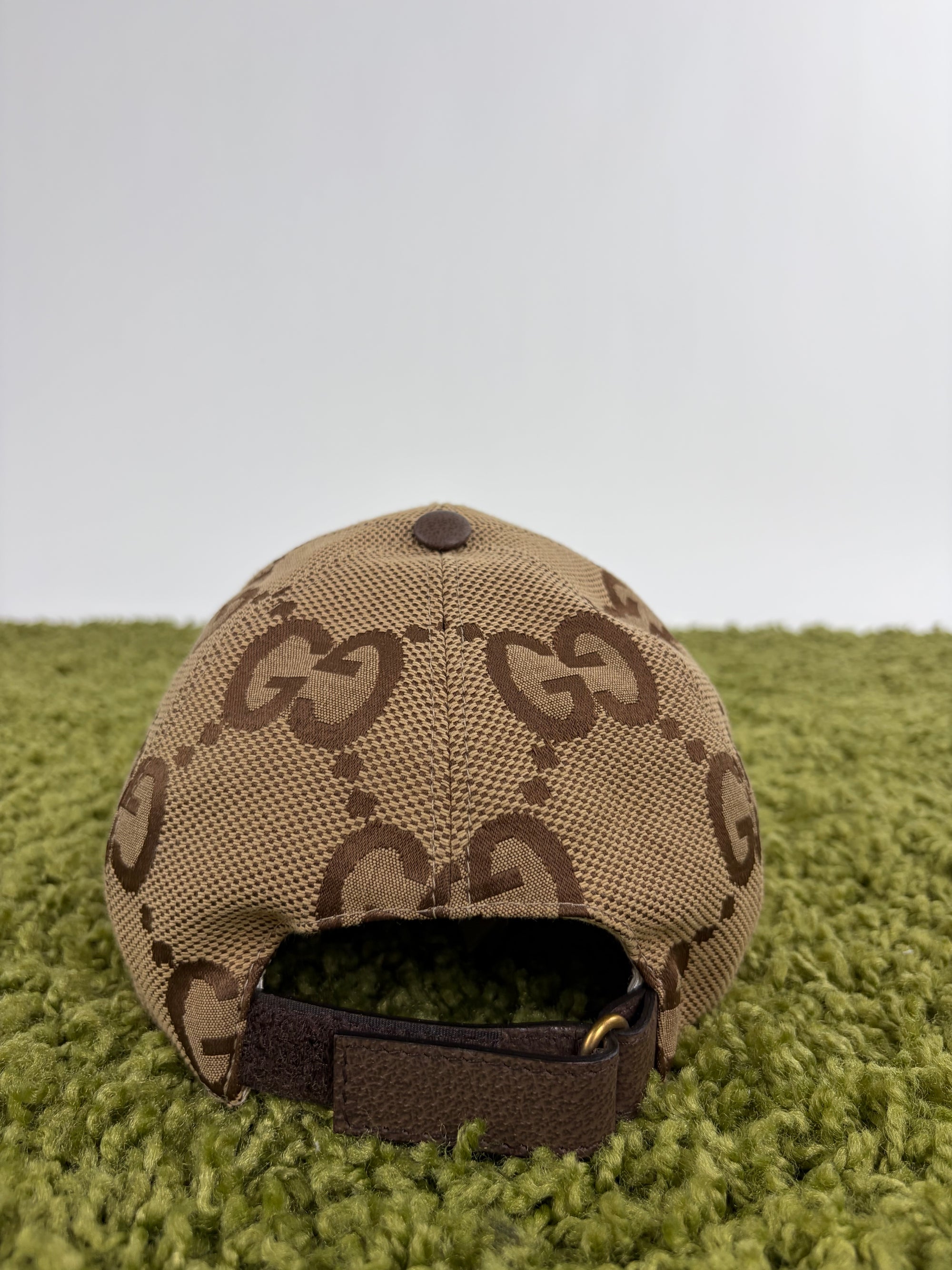 Cappello Gucci marrone e beige