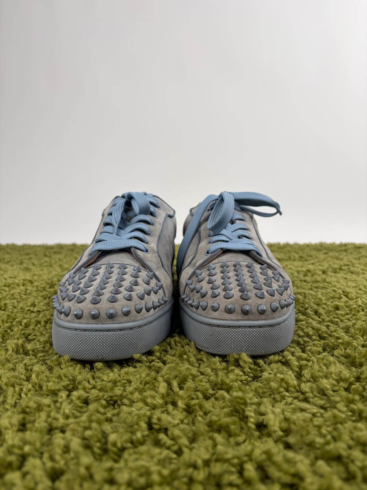 Christian Louboutin Spikes Azzurro 45